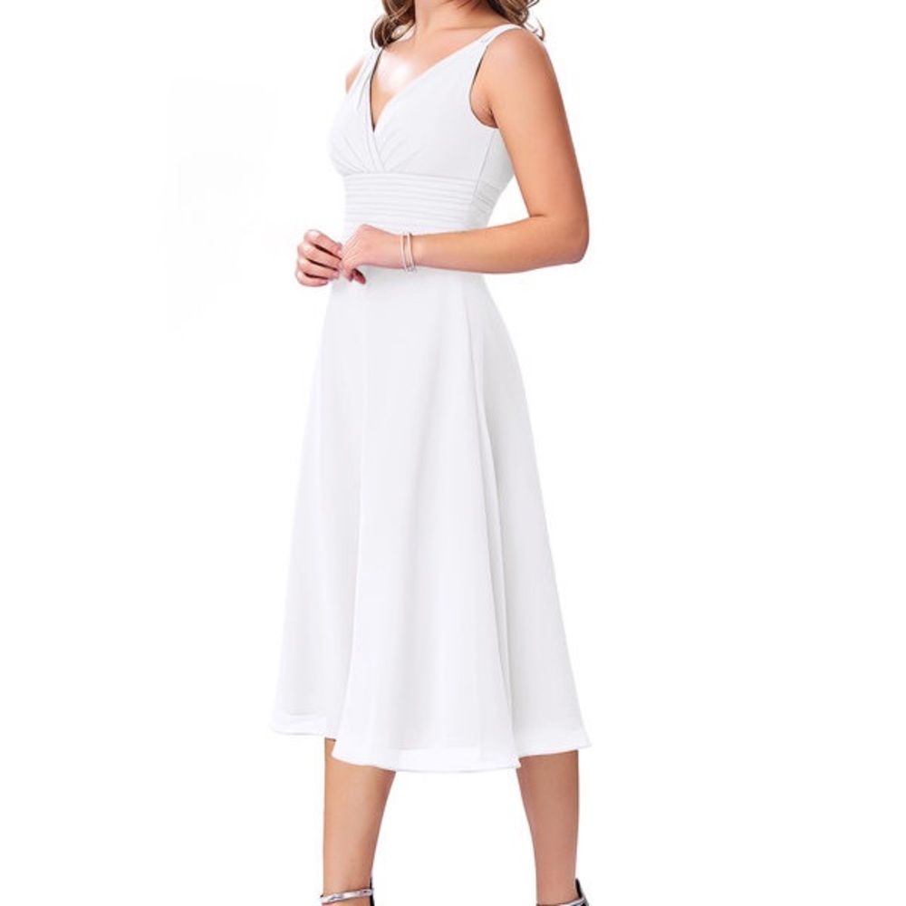 NWT Azazie Bridesmaid Wedding Dress White
